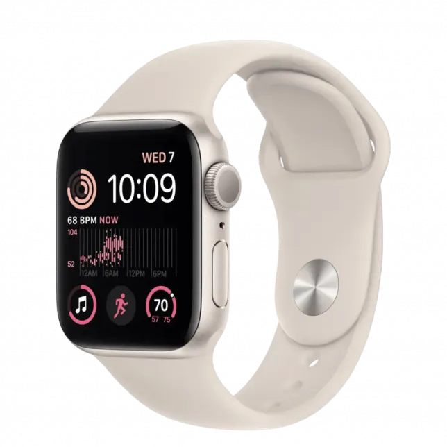 б/у Apple Watch SE 2 GPS 44mm Starlight Aluminum Case with Starlight Sport Band