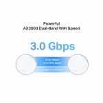 Система WiFi-Mesh TP-LINK Deco X50 AX3000, 1xGE LAN/WAN, 1x2,5GE LAN/WAN, 1мод, PoE