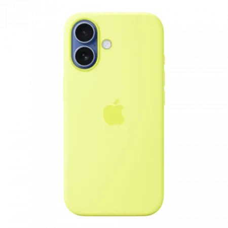 Чохол Apple Silicone Case with Magsafe для iPhone 17 (Neon Yellow)