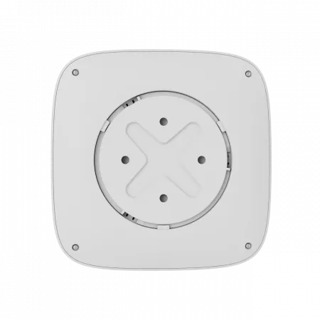 Датчик диму та температури Ajax FireProtect 2 RB Heat Smoke Jeweler, змінна батарея, бездротовий, білий