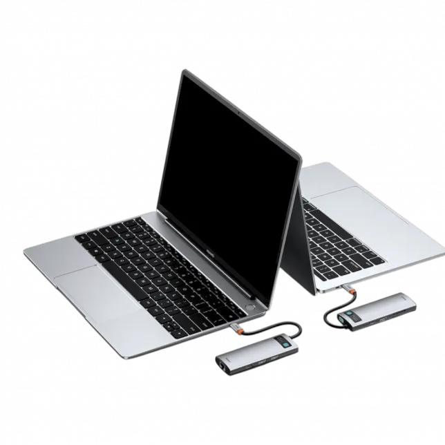 Перехідник Baseus HUB 8-in-1 Type-C Space Gray