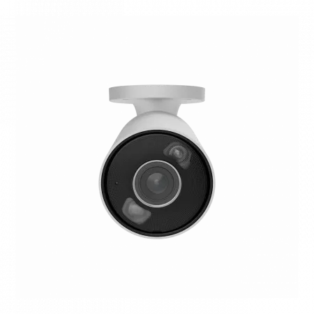 IP-Камера дротова Ajax BulletCam HL white, 8мп, 4мм, гібридне підсвічування IR 50м, білий Led 50м, Poe, True WDR, IP 65,  аудіо, кут огляду 75° до 85°, вулична, біла