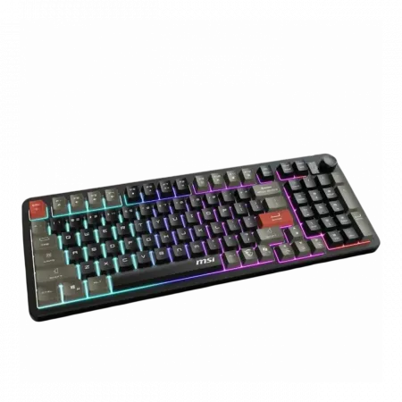 Клавіатура мембранна MSI FORGE GK110 UA 98key, USB-A, EN/UKR/RU, LED, чорний