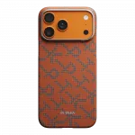 Чохол Pitaka Edge для iPhone 17 Pro Monogram Blue/Orange
