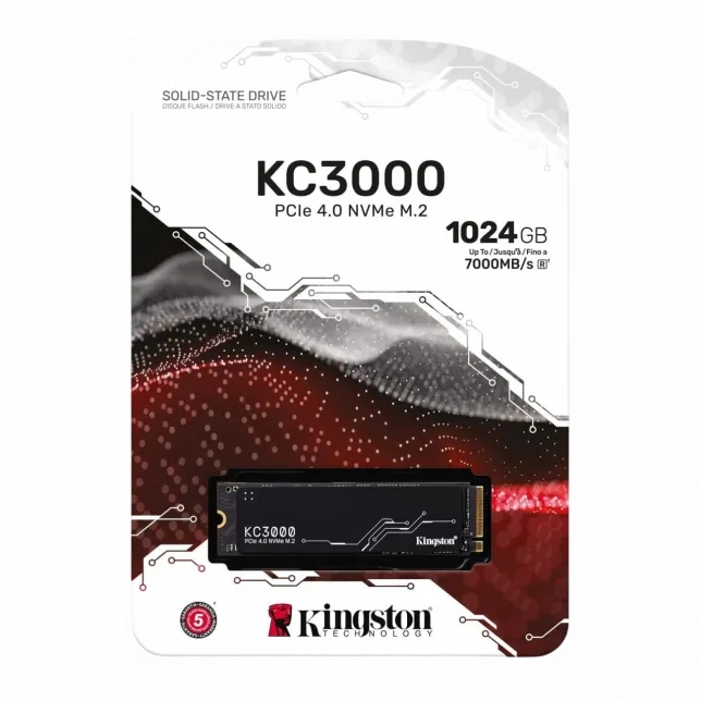 Накопичувач SSD Kingston M.2 1TB PCIe 4.0 KC3000