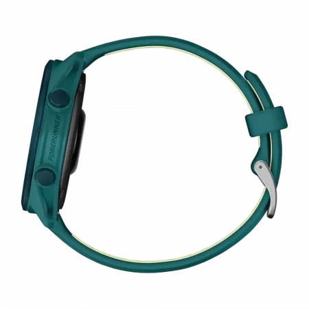 Смарт-годинник Garmin Forerunner 170 Music Teal Green зелений з Teal Green/Citron Band зеленим/жовтим силіконовим ремінцем