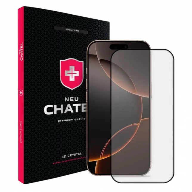 Захисне скло NEU Chatel Corning Gorilla Glass with Mesh для iPhone 16 Pro