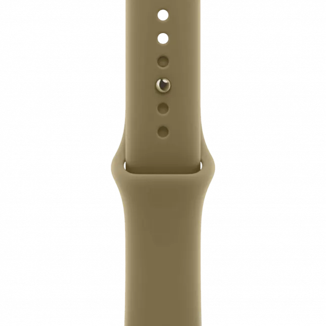Apple Watch Series 12 GPS 42mm Dark Bronze Aluminum Case with Olive Sport Band S/M (MJEF4)