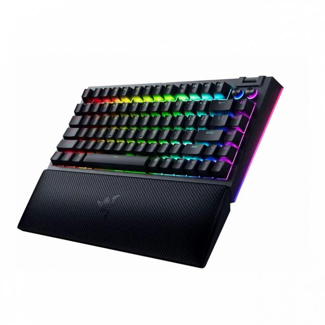Клавіатура Razer BlackWidow V4 75% RGB 83key Mechanical Tactile Switch GEN-3, USB-A, EN, чорний