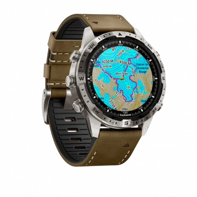 Смарт-годинник Garmin MARQ Adventurer (Gen 2) Damascus Steel Edition