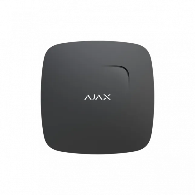 Датчик диму і чадного газу Ajax FireProtect Plus, Jeweler, бездротовий, чорний
