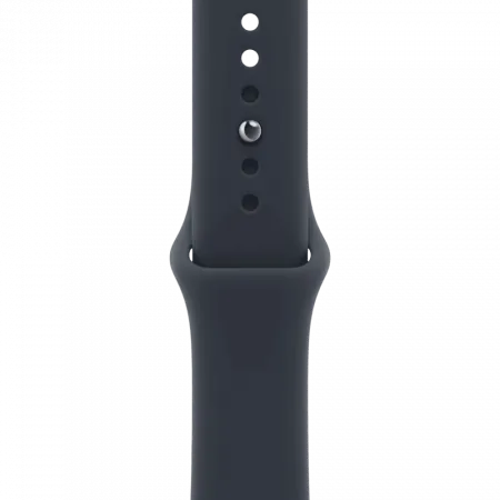 Apple Watch Series 12 GPS + LTE 46mm Natural Titanium Case with Navy Blue Sport Band - M/L (MJGN4)