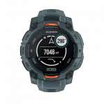 Смарт-годинник Garmin Instinct 3 45 мм, Solar Twilight сірий з Twilight сірим силіконовим ремінцем