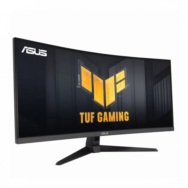 Монітор Asus 34" TUF Gaming VG34VQ3B 2xHDMI, 2xDP, 4xUSB, MM, VA, 3440x1440, 21:9, 180Hz, 1ms, DCI-P3 90%, CURVED, FreeSync, HDR400