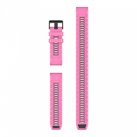 Ремінець QuickFit 26 мм, Pink Aurora рожевий силіконовий (комплект з трьох частин)