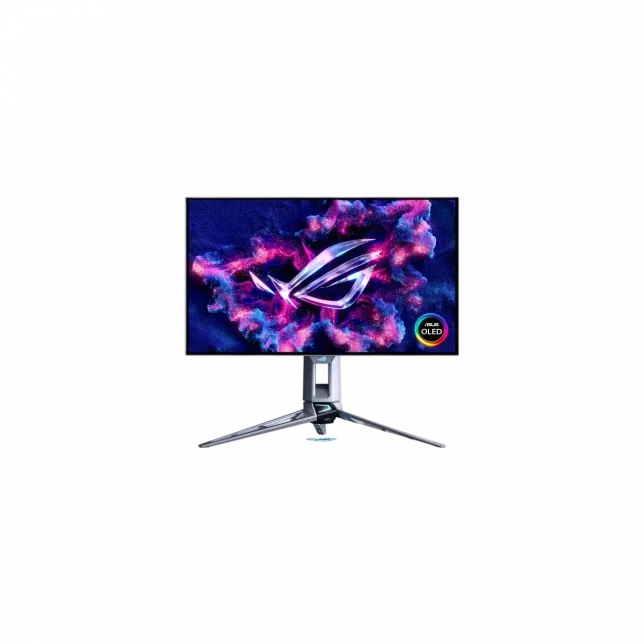 Монітор Asus 26.5" ROG Swift PG27AQWP-W 2xHDMI, DP, 3xUSB, OLED, 2560x1440, 540Hz, 0.02ms, DCI-P3 99.5%, G-SYNC, FreeSync, Pivot, HDR500