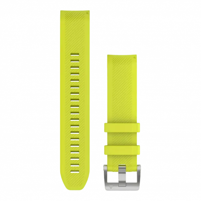 Ремінець QuickFit 22 мм, для MARQ Amp Yellow жовтий силіконовий