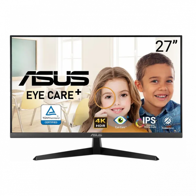Монітор Asus 27" VY27UQ 2xHDMI, DP, MM, IPS, 3840x2160, sRGB 99%, AdaptiveSync, HDR10