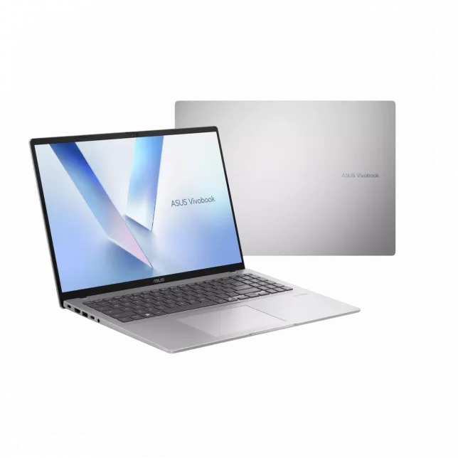 Ноутбук ASUS Vivobook 16 M1607GA-MB010 16" WUXGA IPS, AMD AI 7 445, 16GB, F512GB, UMA, NoOS, Сріблястий