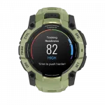Смарт-годинник Garmin Instinct 3 50 мм, AMOLED Fern Green зелений з Fern Green зеленим силіконовим ремінцем