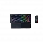 Клавіатура механічна HyperX Alloy Rise 75key, Red, USB-A/WL/BT, EN/UA, RGB, чорний
