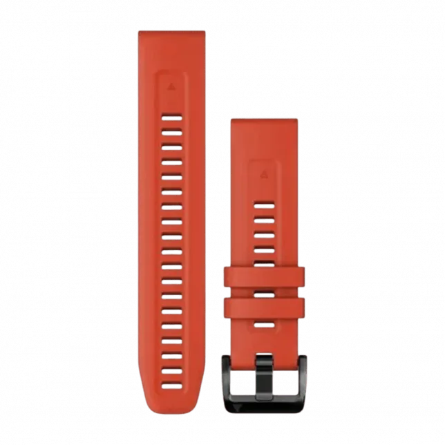 Ремінець QuickFit 22 мм, Flame Red червоний силіконовий