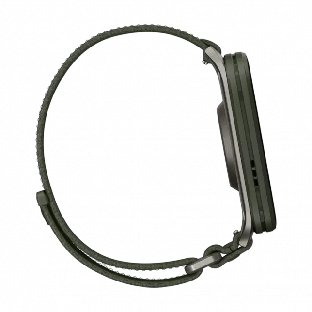 Смарт-годинник Garmin Venu X1 Moss хакі з титановим корпусом та Moss хакі нейлоновим ремінцем ComfortFit