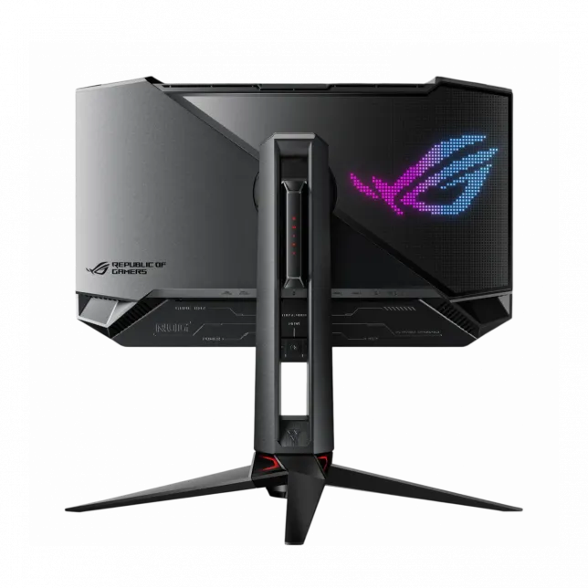 Монітор Asus 26.5" ROG Swift PG27UCDM 2xHDMI, DP, USB-C, 3xUSB, QD-OLED, 3840x2160, 240Hz, 0.03ms, DCI-P3 99%, G-SYNC, FreeSync, Pivot, HDR400