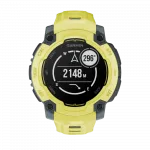 Смарт-годинник Garmin Instinct E 45 мм Electric Lime жовтий з Electric Lime жовтим силіконовим ремінцем