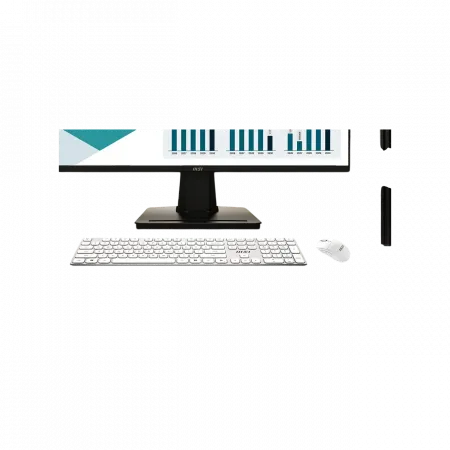 Комплект клавіатура та миша MSI FORGE K210 W COMBO WHITE UA, Wireless