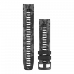Ремінець 22 мм, (Instinct серія) Graphite Camo сірий силіконовий