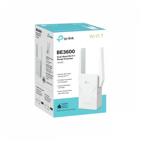 Розширювач покриття WiFi TP-LINK RE225BE BE3600, 1хGE, MESH
