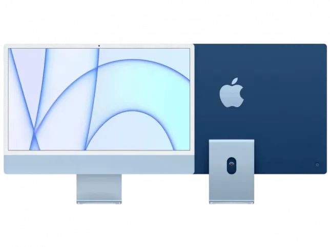 б/у Apple iMac 24 with Retina 4.5K, Apple M1, 512GB, 8 CPU / 8 GPU, 8GB RAM, Blue (2021)