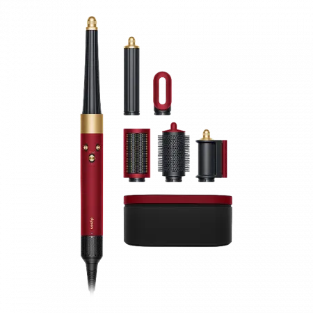 Стайлер для прямого та хвилястого волосся Dyson Airwrap i.d. (Red Velvet/Gold)