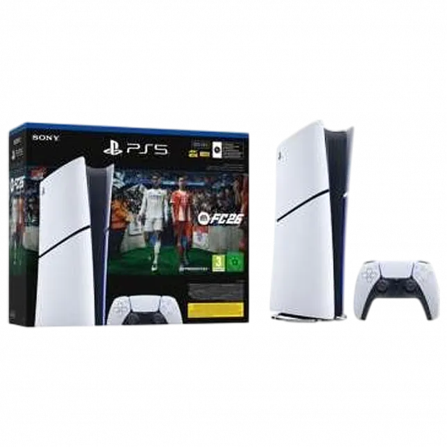 Ігрова приставка Sony PlayStation 5 Slim (Digital Edition) (EA SPORTS FC 26) (825GB)