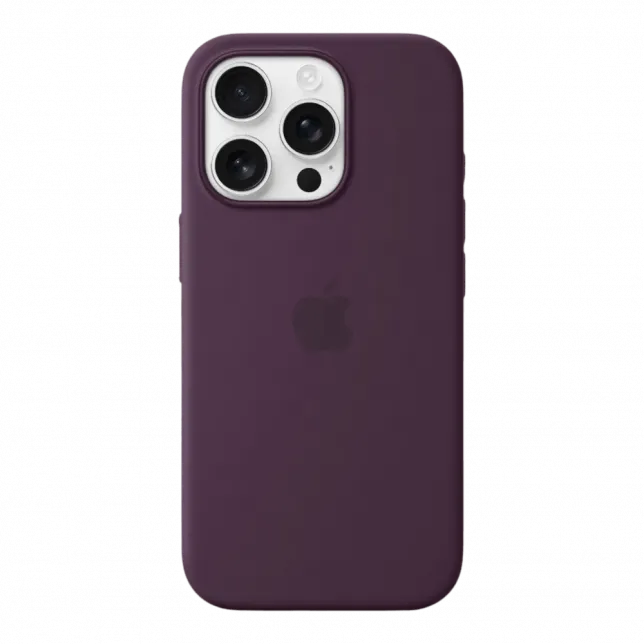 Чохол Apple Silicone Case with Magsafe для iPhone 16 Pro Max (Plum)