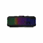 Клавіатура мембранна MSI FORGE GK100 104key, USB-A, EN/UKR/RU, ColorLED, чорний
