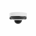 IP-Камера дротова Ajax DomeCam Mini, 5мп, 2.8мм, Poe, True WDR, IP 65, ІЧ 30м, аудіо, кут огляду 100° до 110°, міні купольна, біла