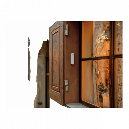 Датчик руху вуличний типу "штора" Ajax Curtain Outdoor Mini, Jeweler, бездротовий, білий, 130273.345.WH1