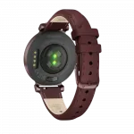 Смарт-годинник Garmin Lily 2 Classic Dark Bronze з Mulberry бордовим шкіряним ремінцем