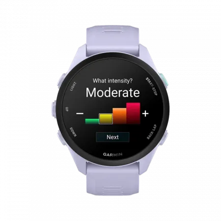 Смарт-годинник Garmin Forerunner 70 Cool Lavender з бузковим силіконовим ремінцем