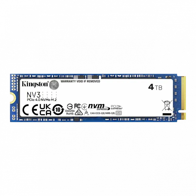 Накопичувач SSD Kingston M.2 4TB PCIe 4.0 NV3