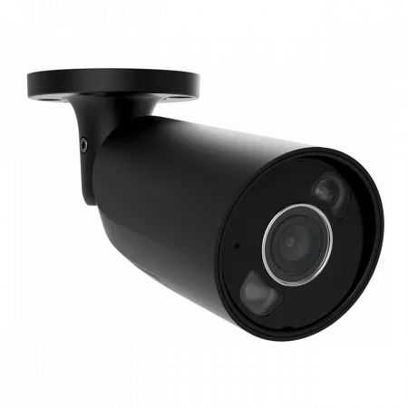 IP-Камера дротова Ajax BulletCam HL black, 5мп, 2.8мм, гібридне підсвічування IR 50м, білий Led 50м, Poe, True WDR, IP 65,  аудіо, кут огляду 100° до 110°, вулична, чорна