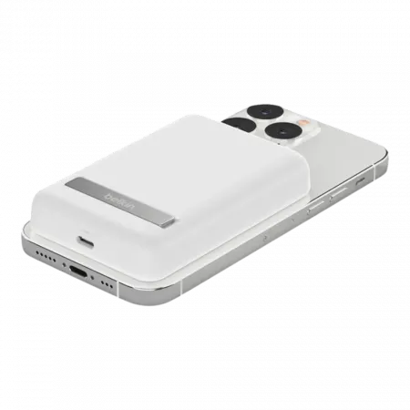 Магнітний повербанк Belkin MagSafe Wireless with Stand 5000mAh White