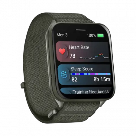 Смарт-годинник Garmin Venu X1 Moss хакі з титановим корпусом та Moss хакі нейлоновим ремінцем ComfortFit