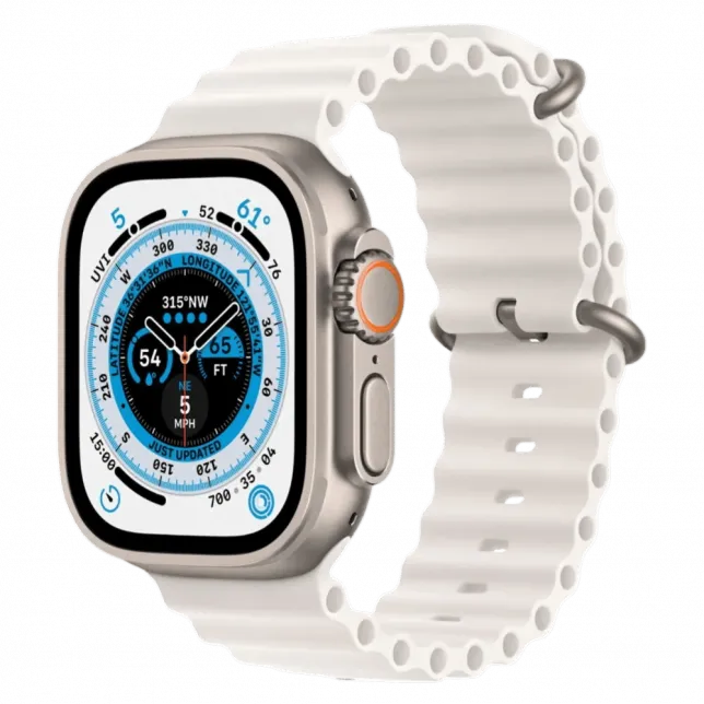 б/у Apple Watch Ultra GPS + LTE 49mm Titanium Case with White Ocean Band