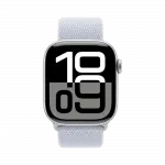 б/у Apple Watch Series 10 GPS 46mm Silver Aluminum Case with Blue Cloud Sport Loop