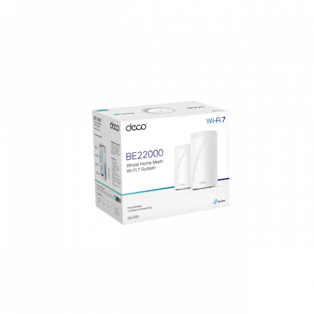 Система WiFi-Mesh TP-LINK Deco BE85 BE22000, 2x2.5GE LAN, 1x10GE WAN, 1xSFP+, 1xUSB 3.0, 2мод