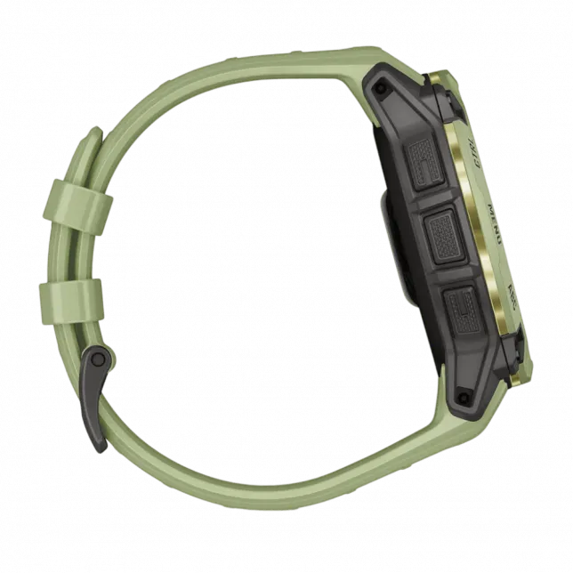 Смарт-годинник Garmin Instinct 3 50 мм, AMOLED Fern Green зелений з Fern Green зеленим силіконовим ремінцем