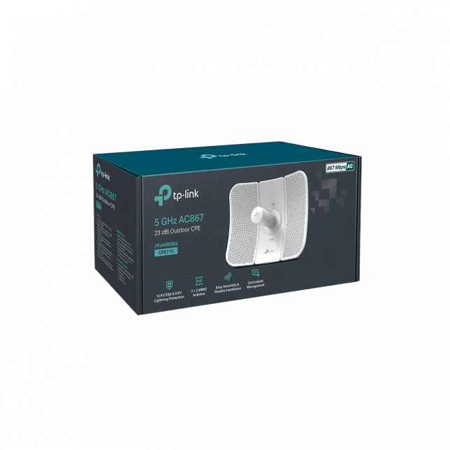 Точка доступу TP-LINK CPE710 AC867 1xGE LAN, 23 дБі зовн. passive PoE